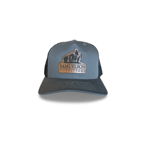5 Panel Cotton Twill Mesh Back Baseball Cap w/ cut out leather logo pa ...