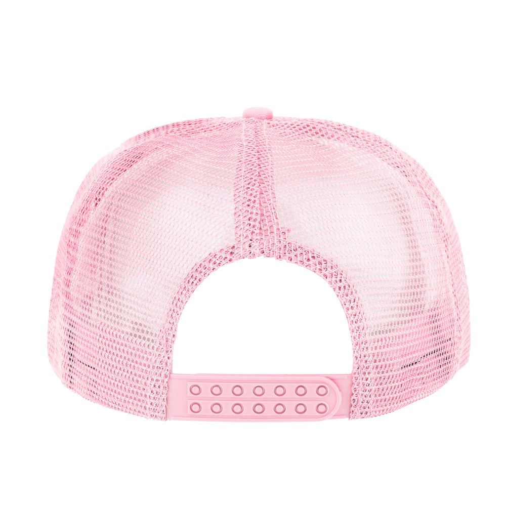 
                  
                    Hunter Pink Trucker Hat w/ leather logo patch
                  
                